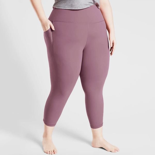 plus size legging with cell phone pocket