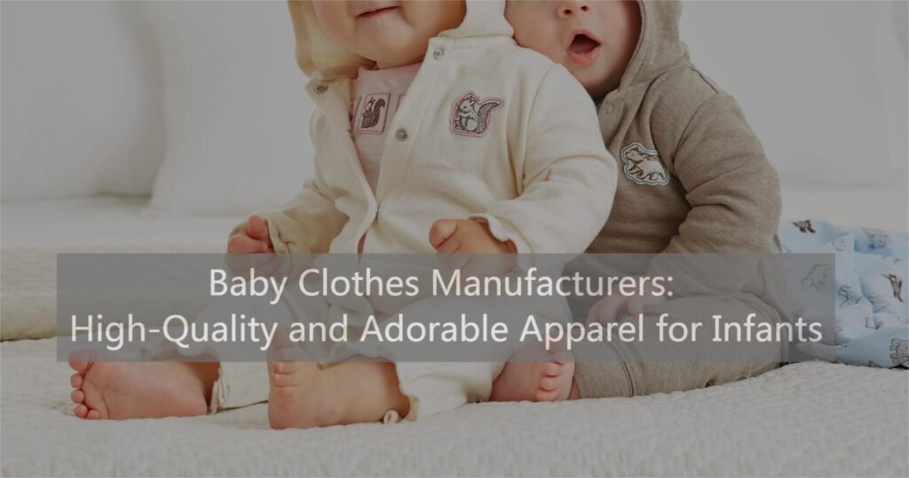 Baby Clothes Manufacturers High-Quality and Adorable Apparel for Infants