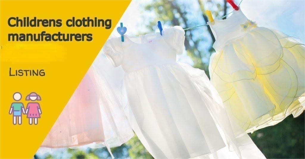 Children's Apparel Manufacturers: High-Quality, Trendy Kids' Clothing