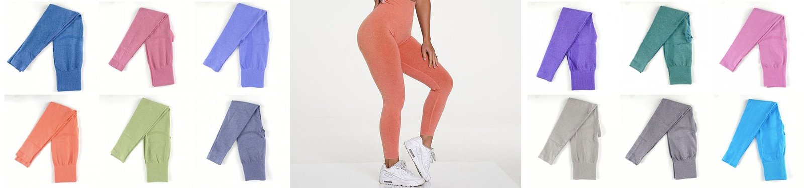 Private Label Seamless Solid Color Yoga Pants