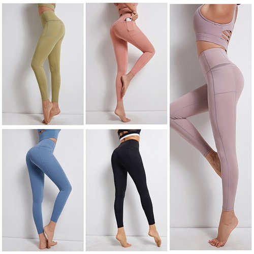 Cutom Service Yoga Pants with Side Pockets