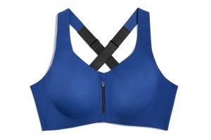 zip up sports bra