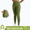 Custom Recycled Nylon Yoga Pants Manufacturer