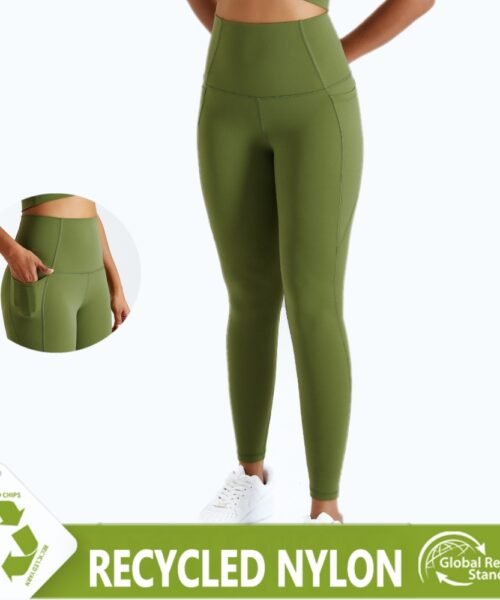 Custom Recycled Nylon Yoga Pants Manufacturer