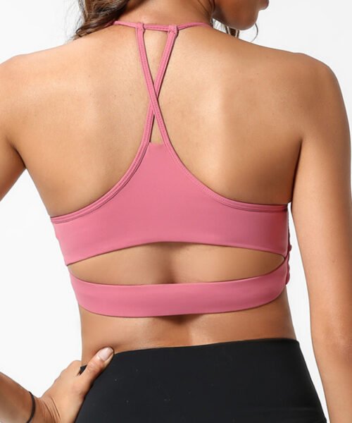 Custom Beauty Cross Back Yoga Bra