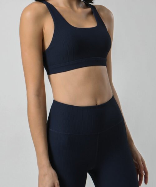 Custom Ribbed Yoga Set Supplier