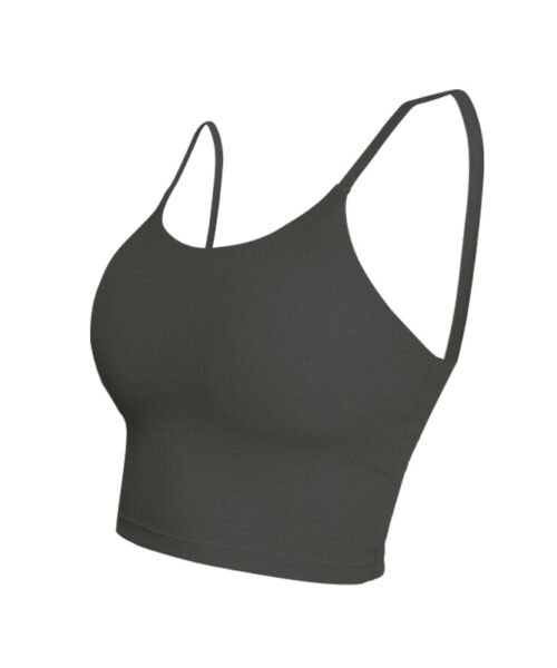 Custom Thin Straps Backless Yoga Bra Supplier