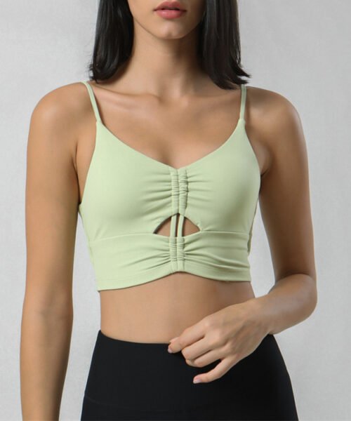 Wholesale Double Fleece Yoga Bra Supplier