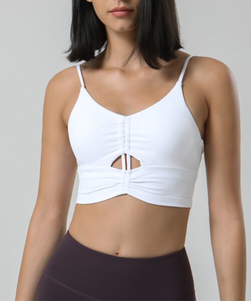 Wholesale Double Fleece Yoga Bra Supplier