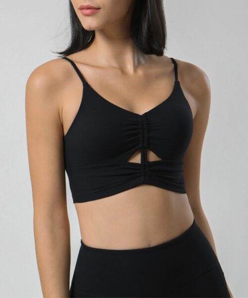 Wholesale Double Fleece Yoga Bra Supplier