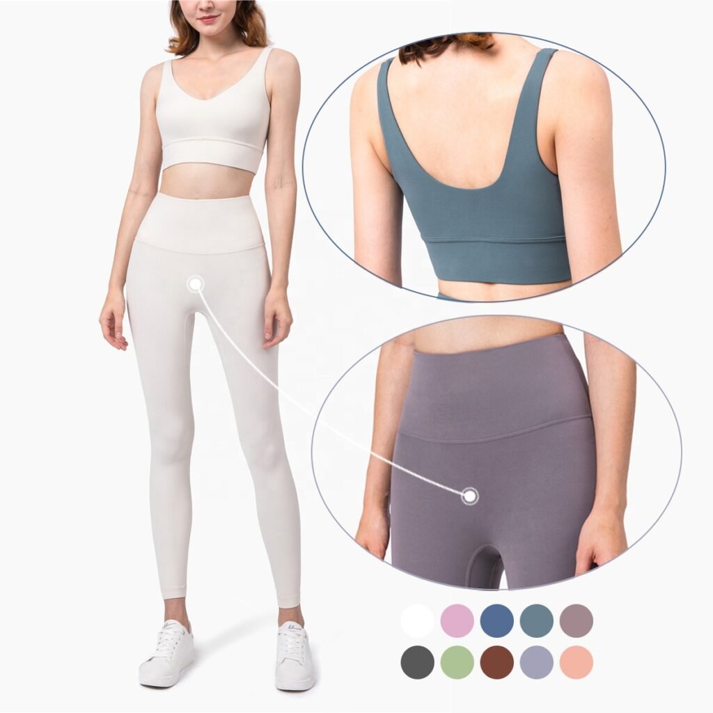 Woven Label Detail Workout Leggings