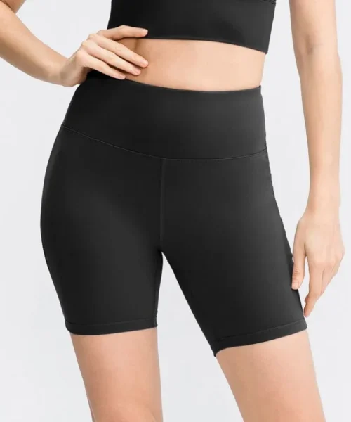 Wholesale Decorated Insert Mesh Yoga Shorts