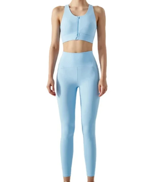 Wholesale High Impact Zip Up Sport Bra With Removable Pads