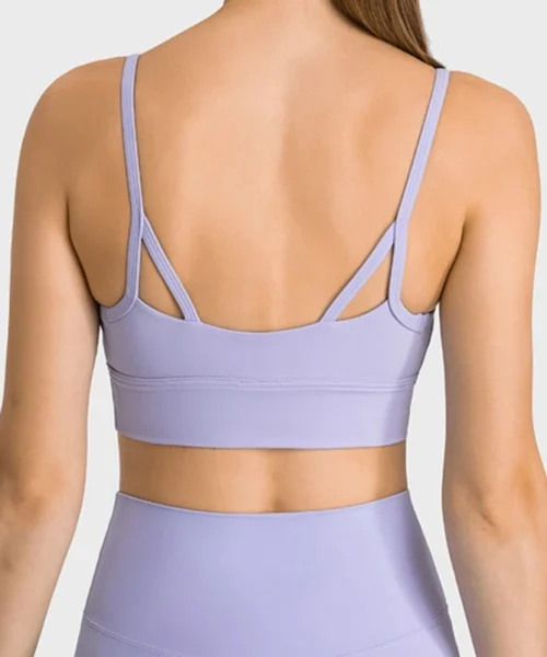 Wholesale Wrinkle design Yoga Sport Bra