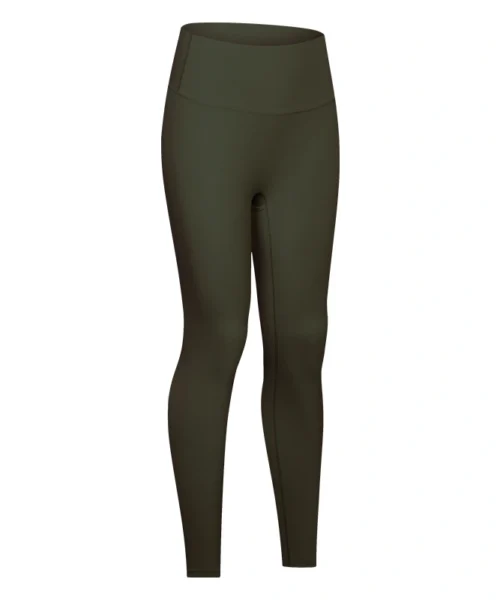 Wholesale anti curling waistband basic yoga legging