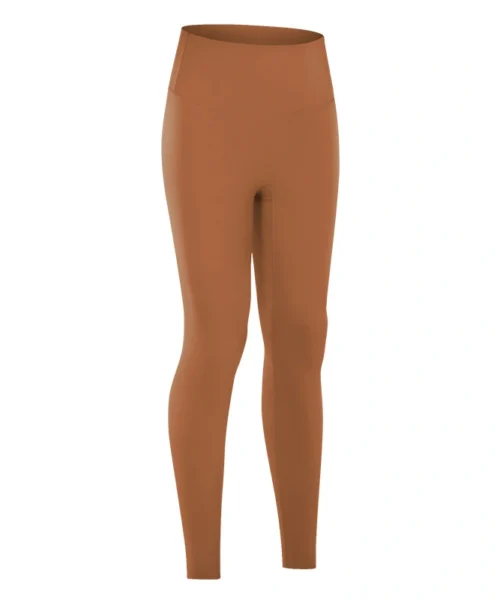 Wholesale anti curling waistband basic yoga legging