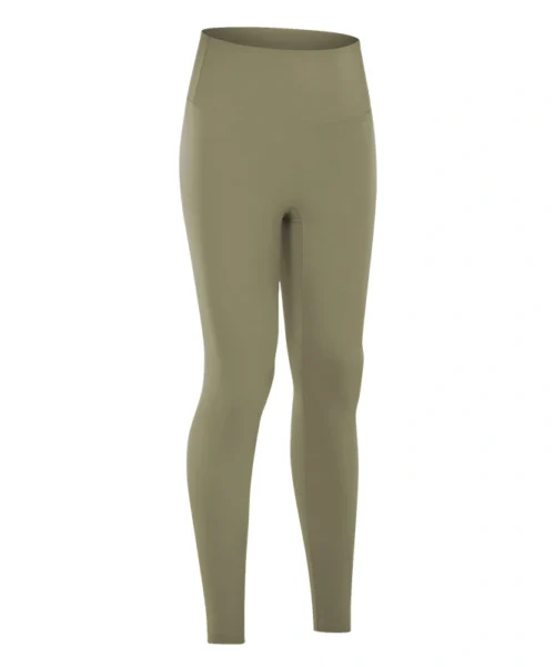 Wholesale anti curling waistband basic yoga legging