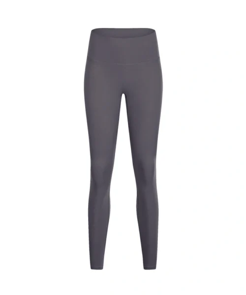 Wholesale anti curling waistband basic yoga legging