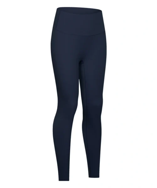 Wholesale anti curling waistband basic yoga legging