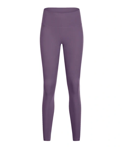 Wholesale anti curling waistband basic yoga legging