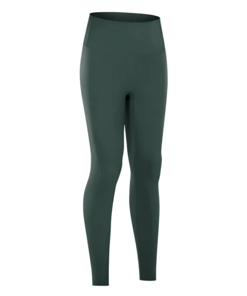 Wholesale anti curling waistband basic yoga legging