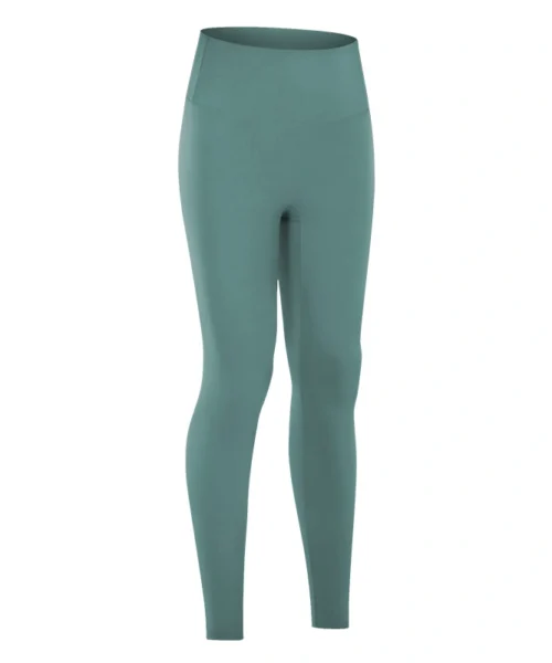 Wholesale anti curling waistband basic yoga legging