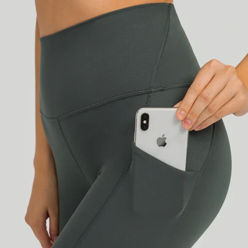 Wholesale basic yoga legging with pocket