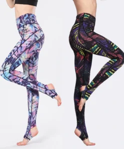 Wholesale beautiful printed yoga legging
