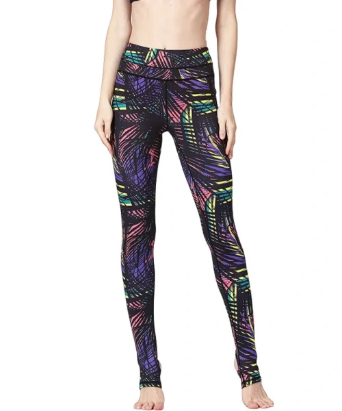 Wholesale beautiful printed yoga legging