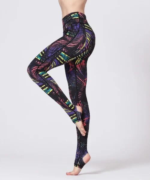 Wholesale beautiful printed yoga legging