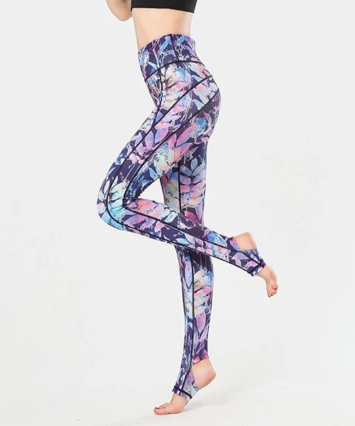 Wholesale beautiful printed yoga legging