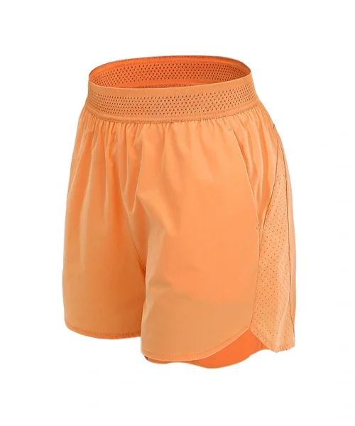 Wholesale breathable mesh yoga shorts