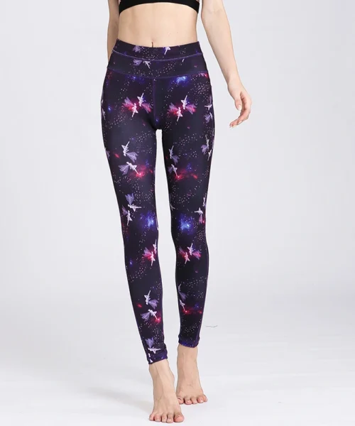 Wholesale colorful printed yoga legging