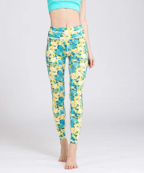 Wholesale colorful printed yoga legging