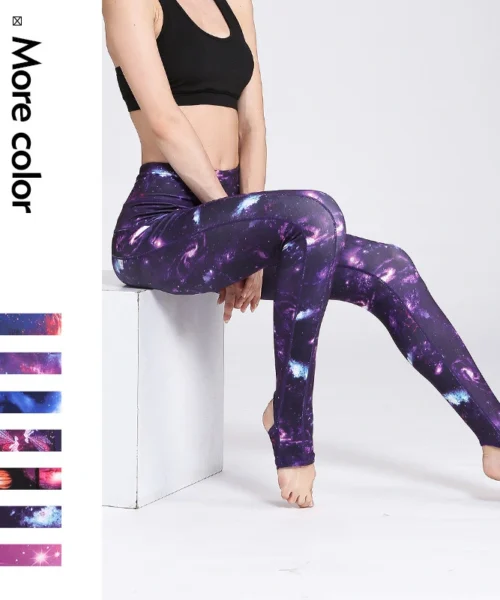 Wholesale colorful printed yoga legging