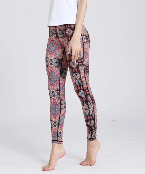 Wholesale colorful printed yoga legging