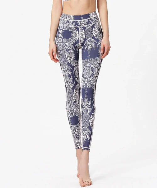 Wholesale colorful printed yoga legging