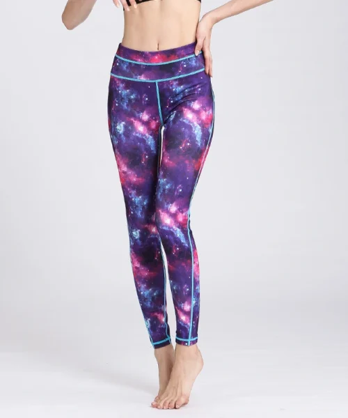 Wholesale colorful printed yoga legging