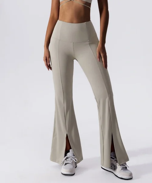 Wholesale high waist flared legging