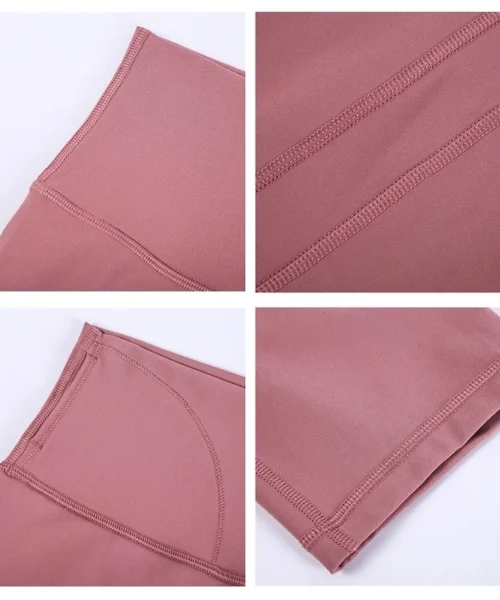 Wholesale invisible line five points yoga shorts