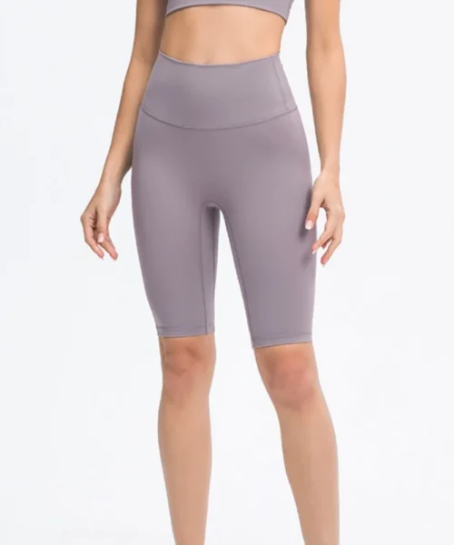 Wholesale invisible line five points yoga shorts