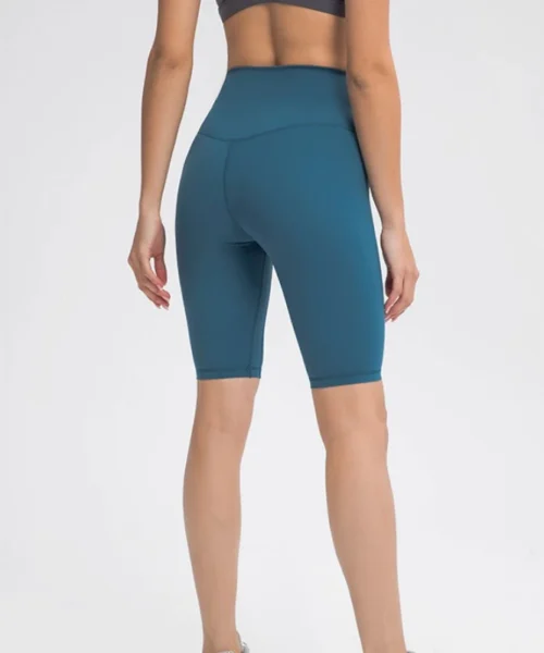 Wholesale invisible line five points yoga shorts