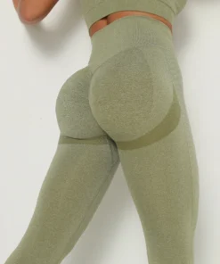 Wholesale scrunch butt lifting seamless yoga legging