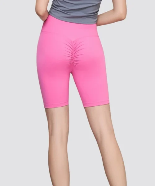 Wholesale scrunch three points yoga shorts