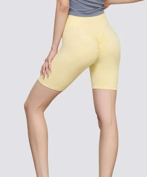 Wholesale scrunch three points yoga shorts