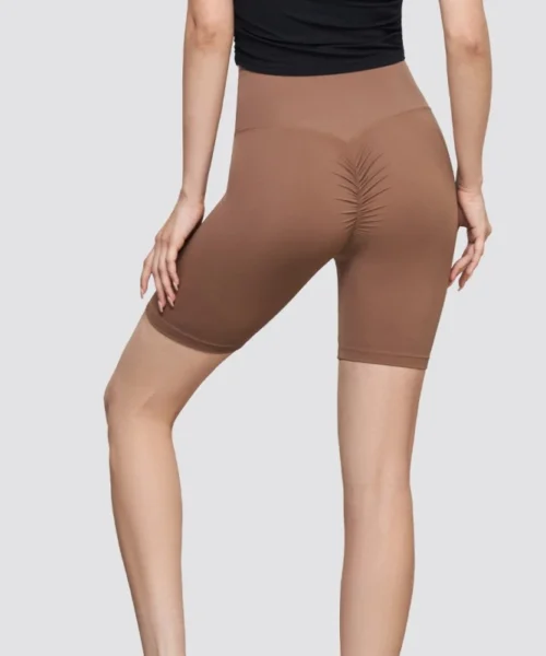 Wholesale scrunch three points yoga shorts