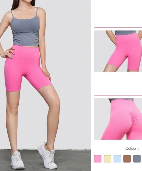 Wholesale scrunch three points yoga shorts