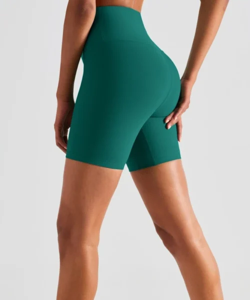 Wholesale ribbed three points yoga shorts