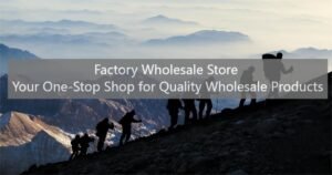 Factory Wholesale Store Your One-Stop Shop for Quality Wholesale Products